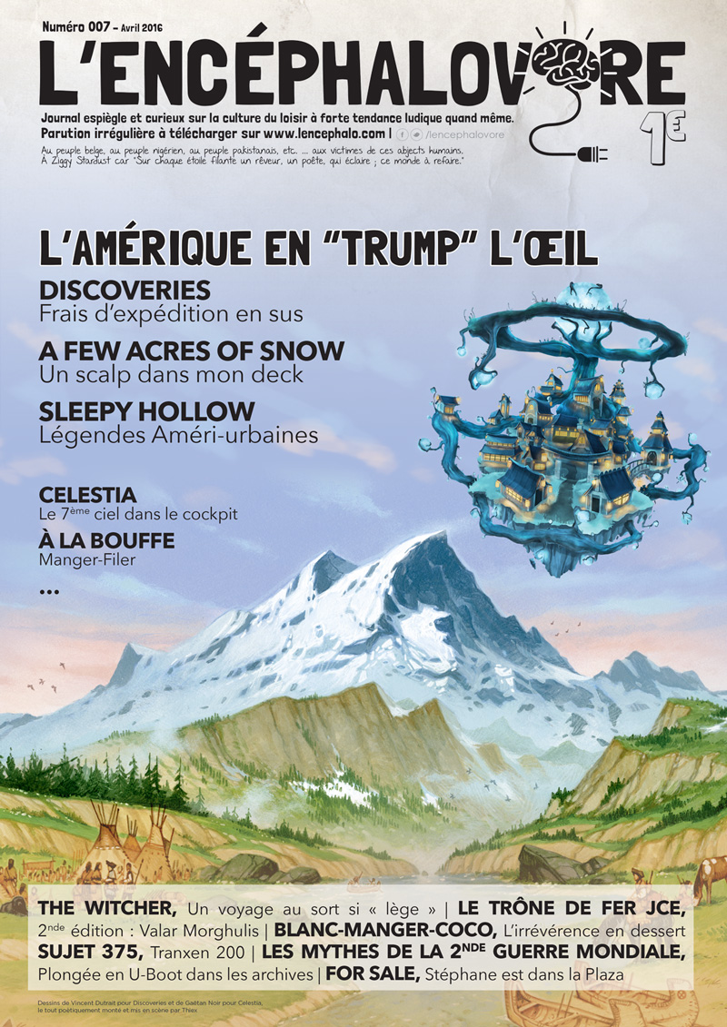 L’encéphalovore 7, magazine de jeux de société, est disponible !