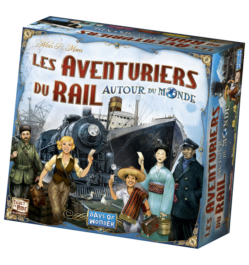 boite les aventuriers du rail, autour du monde