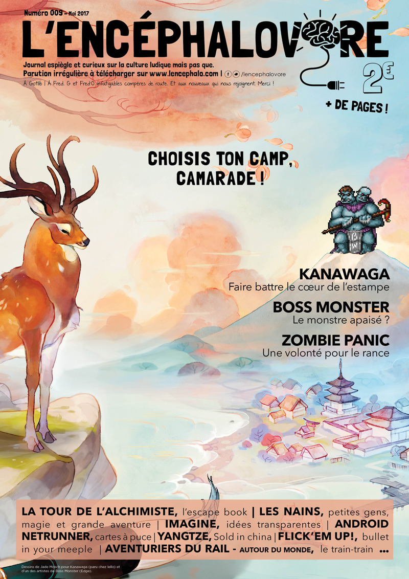 L’encéphalovore 9, magazine de jeux de société, est disponible !